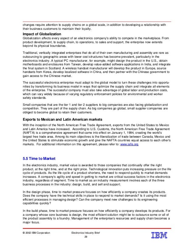 application of electronics in industry 2 primary segments of electronics industry